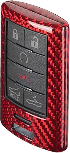 Miniatura 3 de Funda para llavero de fibra de carbono genuina para Chevrolet Captiva Corvette C7 Stingray Coupe Smart Car Remote Key Fob Case para hombres mujeres