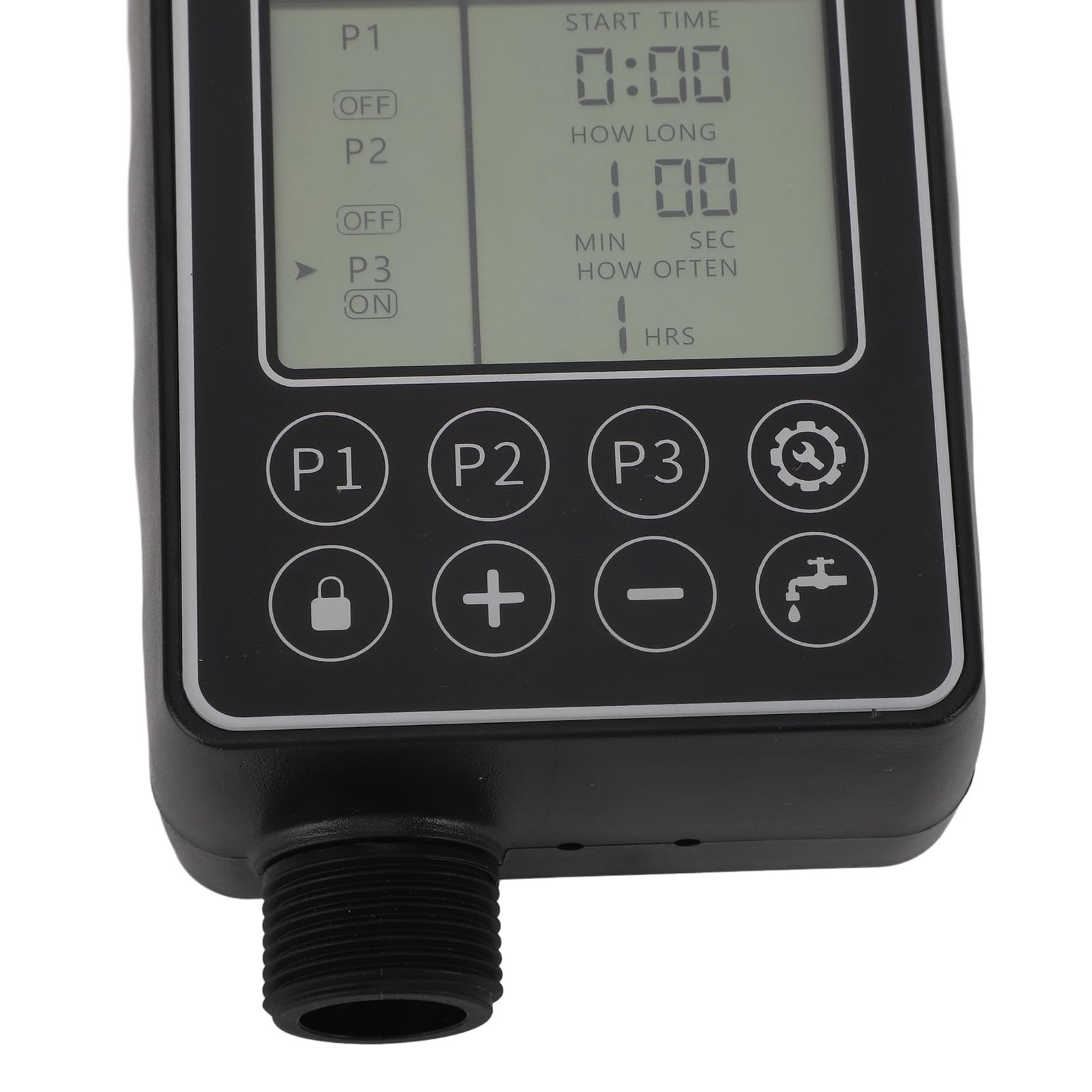 Temporizzatore per Irrigazione Temporizzatore per Irrigazione da Esterno di Timer per Touch Screen Intelligente per per Prato da Giardino 1 Presa