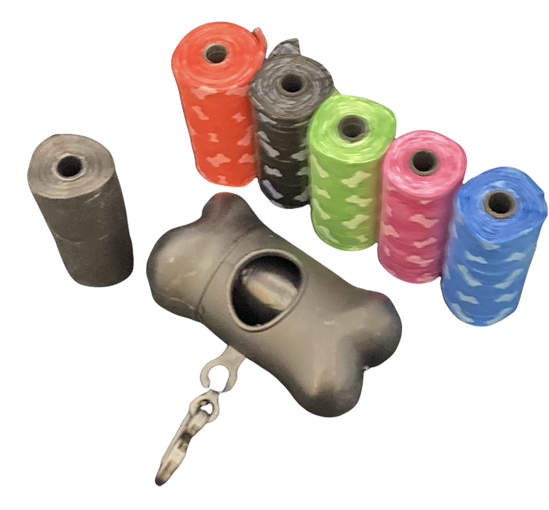 Sacchetti Per Bisogni Cani Con Dispenser A Oscio - 105 Sacchetti Spessi E Igienici - Clip Per Guinzaglio - Foto 12