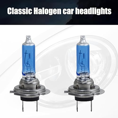Miniatura 4 de 2 luces halógenas H7 para automóvil, bombillas ultra blancas, luces antiniebla de conducción de 12 V, 100 W, bombillas de haz alto superbrillantes,
