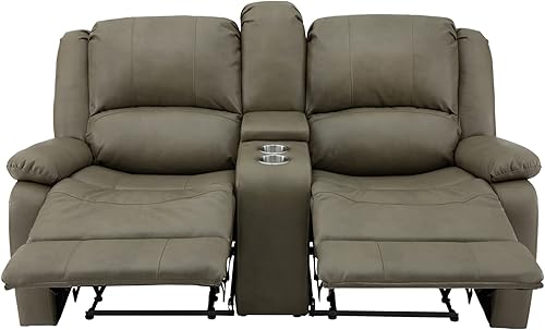 Miniatura 214 de RecPro Charles Collection sofá doble de 67 pulgadas con respaldo reclinable para caravana o cámper, mueble, sillón doble