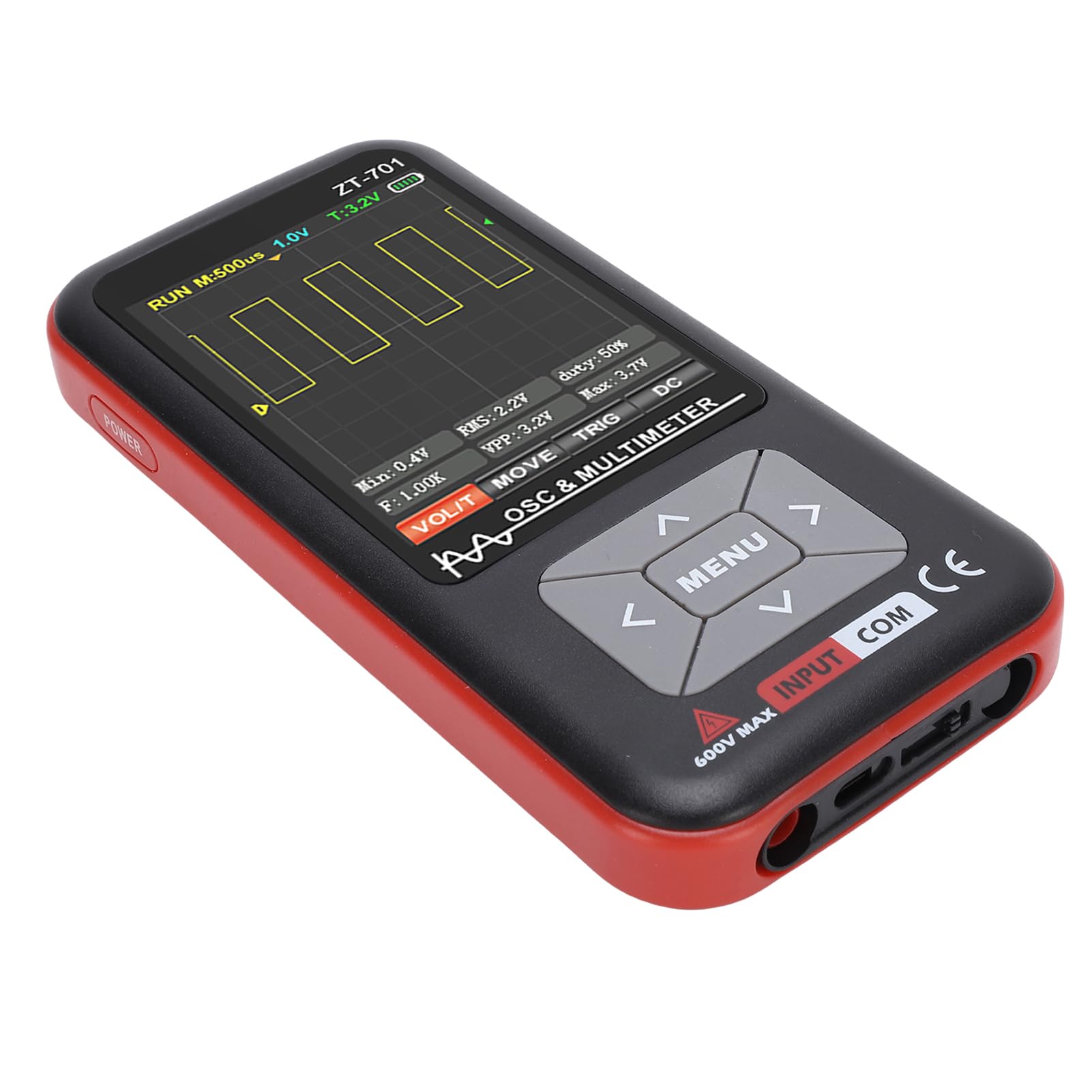 ZT 701 Multimeter, Smart Chip mit 5 MHz Bandbreite, Echtzeit-Abtastung, 3,2-Zoll-IPS-Bildschirm, Multimeter mit USB-Anschluss, Ideal für die Wellenformanalyse bei der Reparatur von (ZT-701)