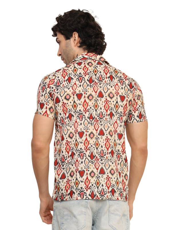 Image of KE KANHA EXPORTS Shirt for Men /Cotton Shirts for Men /Stylish Mens Casual Shirt /Men's Slim Fit Shirt & Regular Fit Shirt for All Occasions Western Beach Summer Shirt Style