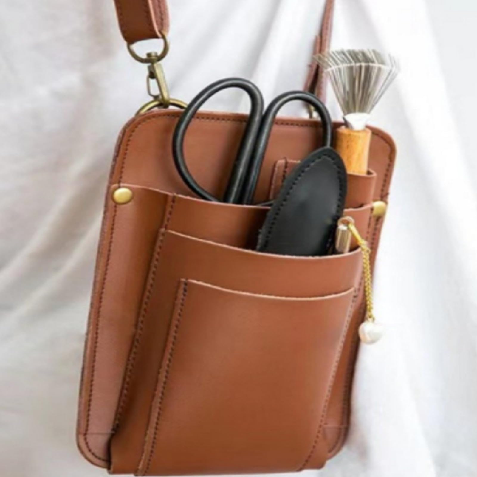 Amazon.co.jp: レザーツールポーチ レザー 高耐久 大工 ツール ベルト