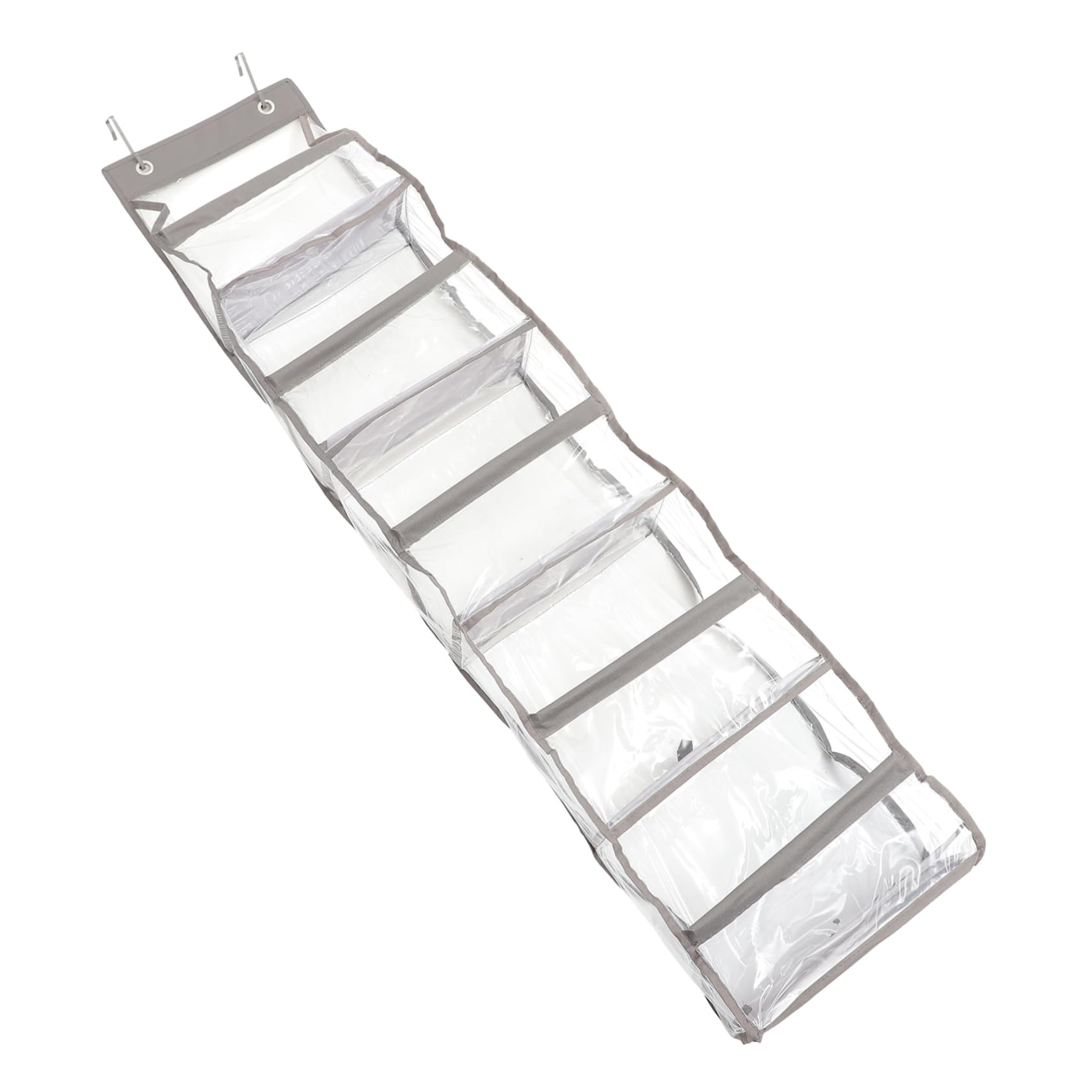 ERINGOGO Over The Door Organizer Wall Hanging Storage Bag 5-Layer PVC Oxford Cloth Hanging Shoe Bag