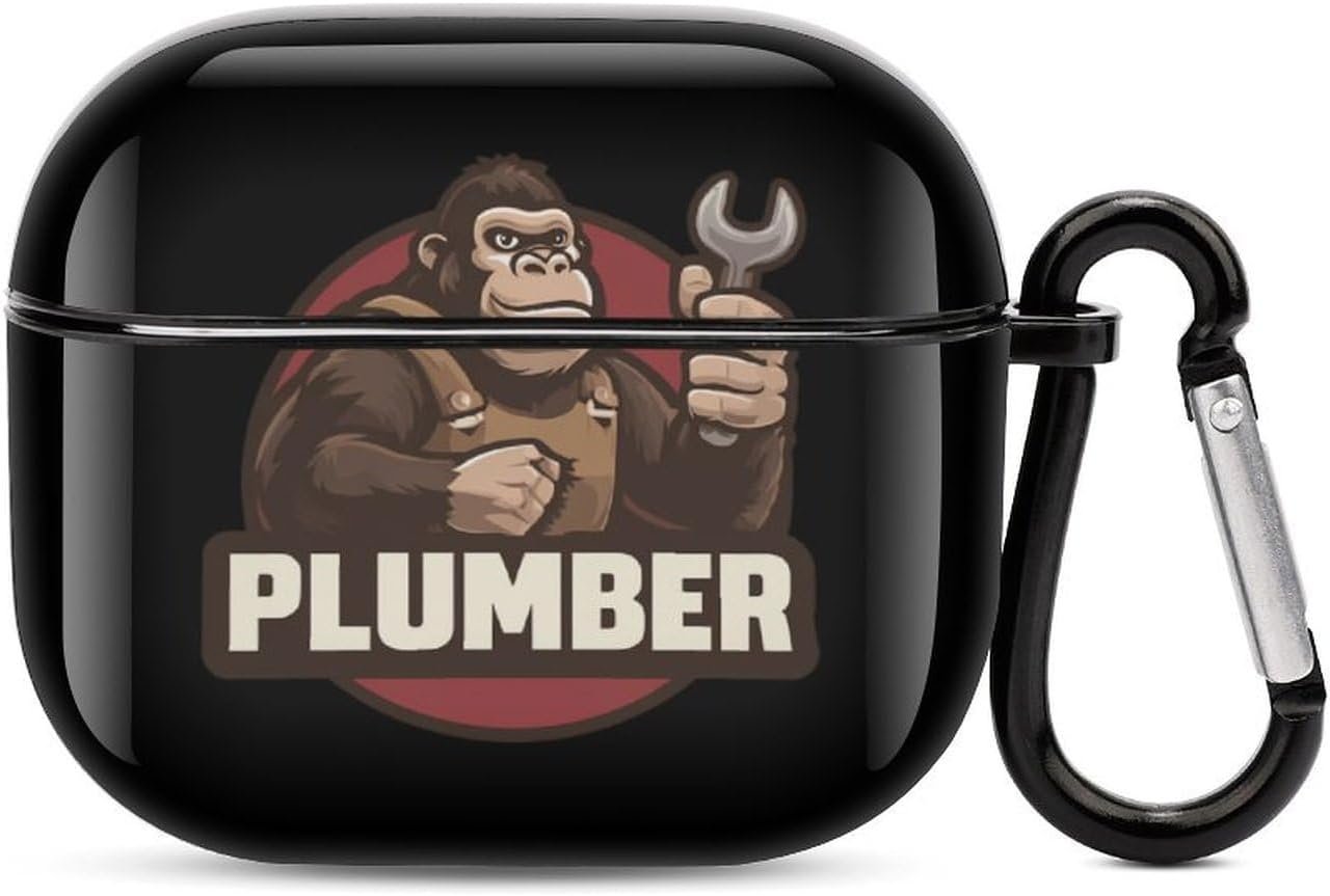 Plumber Gorilla Cute Earbud Case Shockproof Headphone Cases