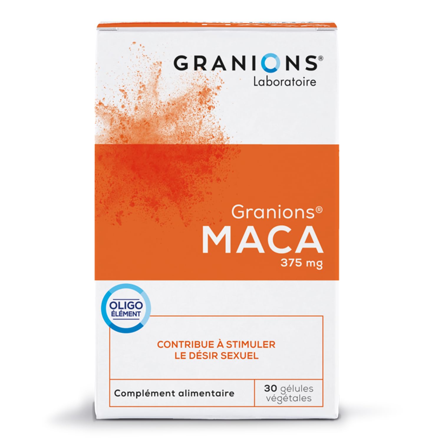 Maca + zinc en gélules végétales, fabrication française