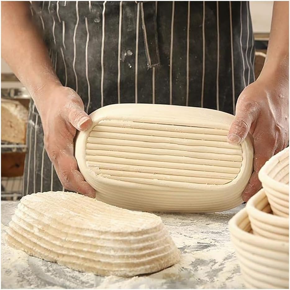 Amazon｜発酵かご 籐製醗酵カゴ 発酵かご 布 天然籐 籐製醗酵カゴ パン