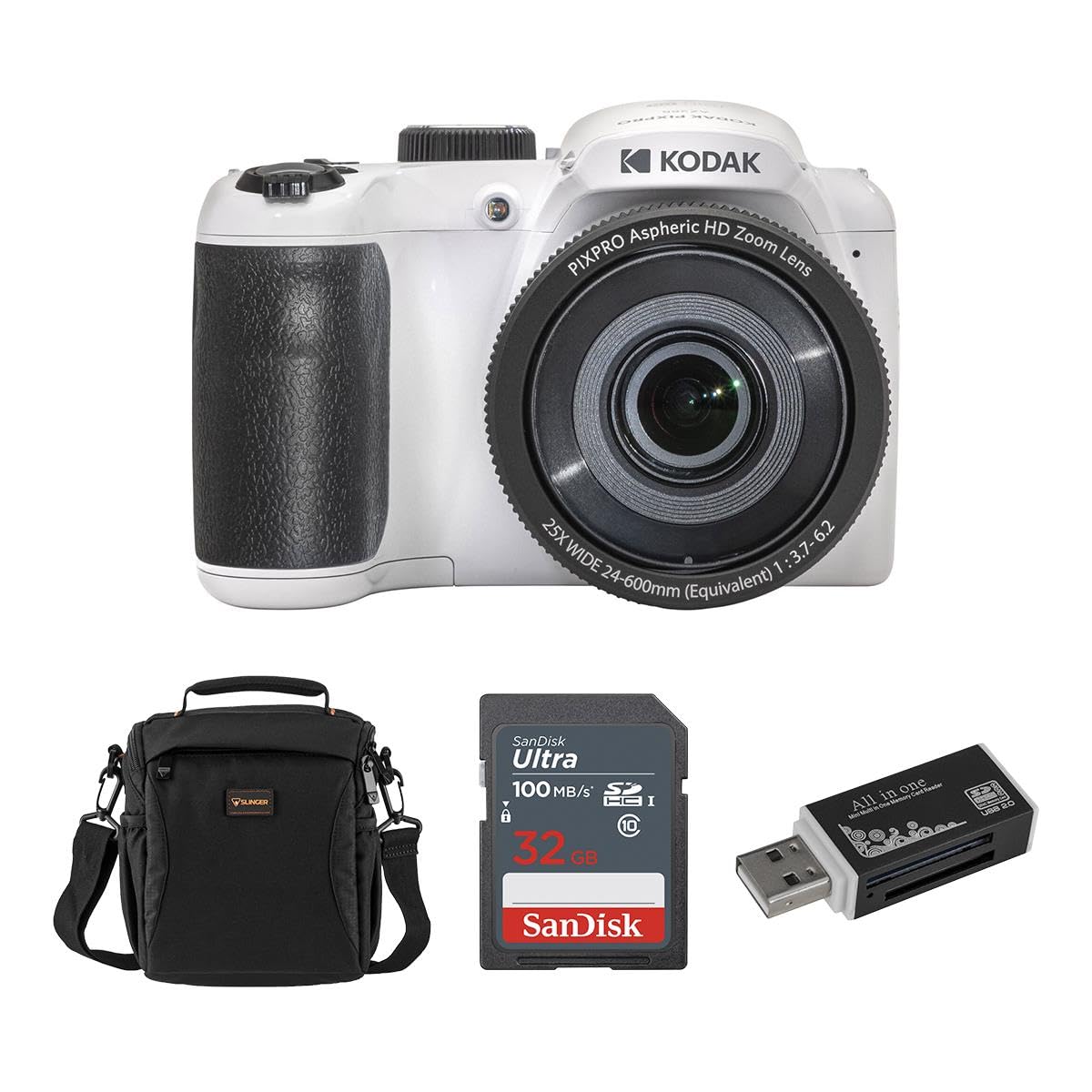 Amazon.com : Kodak KODAK PIXPRO AZ255-WH 16MP Digital Camera 25X
