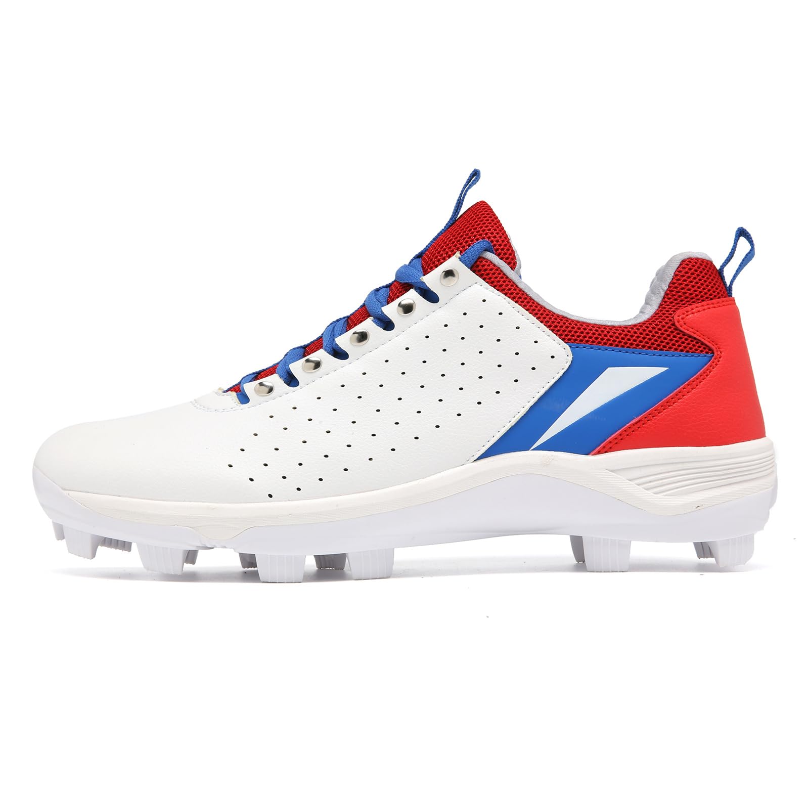 Herren Feldhockeyschuhe Gummisohle Atmungsaktive Baseballschuhe Ohne Spikes rutschfest Für Rasen Und Feld