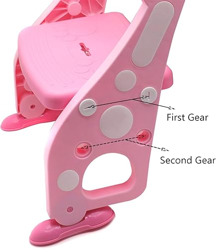 Vista 62 de HTTMT - Escalones infantiles con asiento de bebé para baño, ET-BABY001/002 Verde