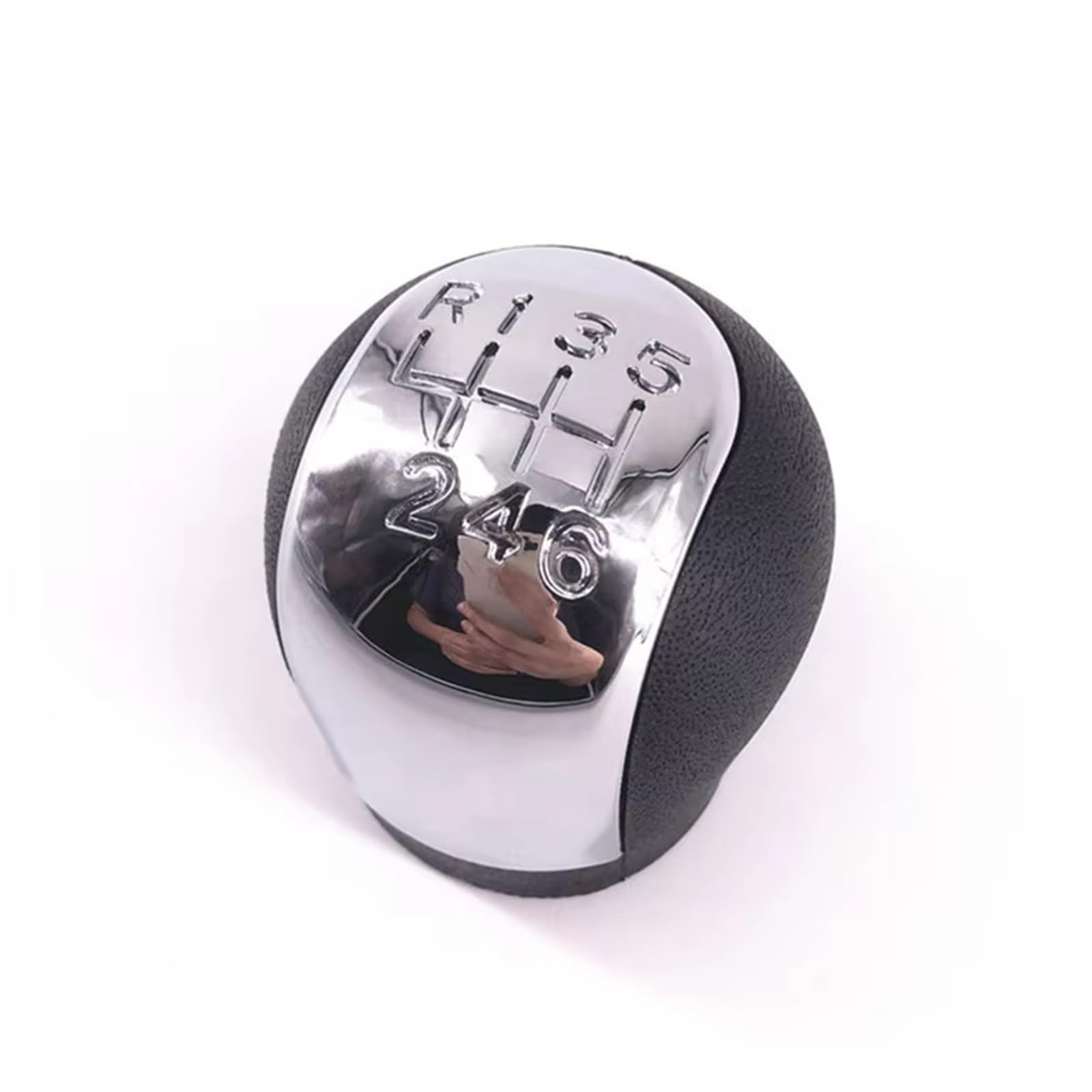 Lzbzhb One Color Chromed 5 6 Speed Mt Gear Shift Knob Shifter Headball Pen Gearshift Lever Stick Head Ball For Opel For Vectra C For Signum 2002 2003 2004 2005 Gear Shift Knob(6-Speed)