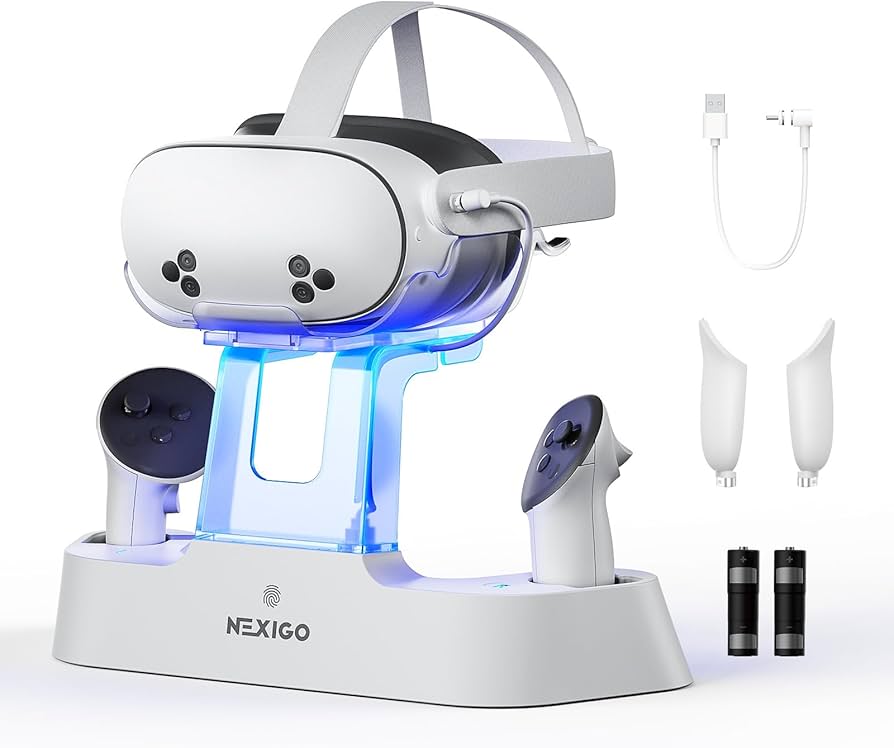 Y*要様  Quest3 + ChargingDock + EliteS Amazon.com: Charging Dock for Oculus Quest 3S/Quest 3, Magnetic