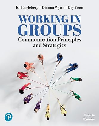 Amazon.com: Working in Groups: Communication Principles and Strategies ...