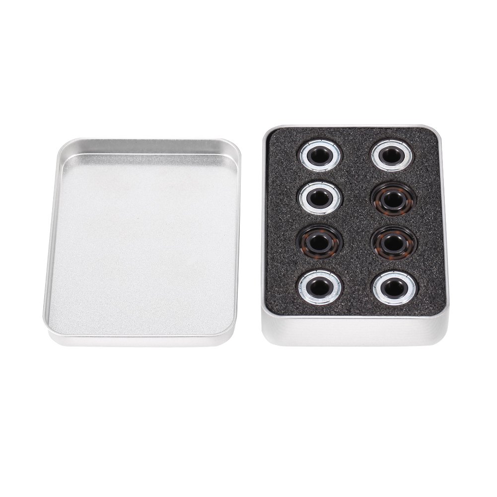 16pcs / set cuscinetti ceramici del rullo del rullo dei pattini in linea ad alta velocità dei cuscinetti 608 di Single-side delle sfere