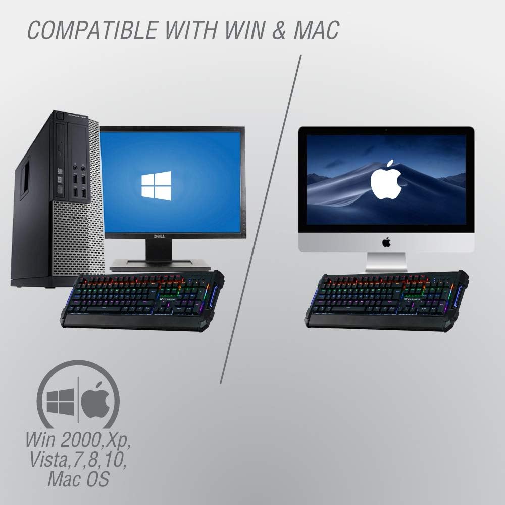Volkano VX Gaming Keyboard compatible with Windows and Mac