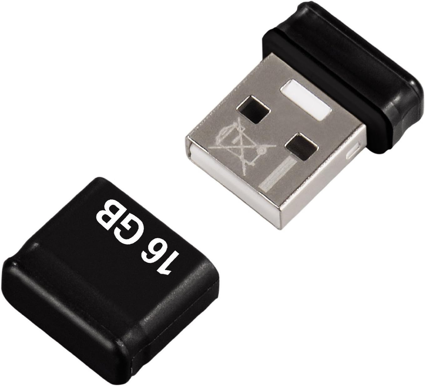 Hama USB 2.0 Flash Drive Smartly, 16 GB (10 MB/s, Flashpen Rotate) Black