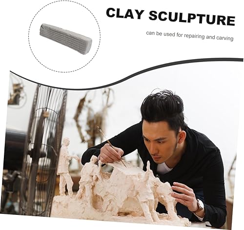 Miniatura 8 de 1 unid DIY modelado esculpir manualidades arcilla seca al aire material fino moldeabilidad fuerte para reparación de esculturas