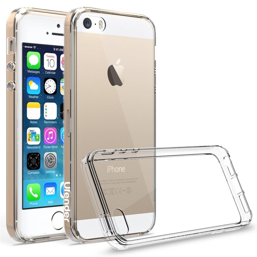 Clear iPhone 5 case - Ultra Slim Design [Anti-Scratch] Protective Cover - Light Weight All Clear, Soft TPU Bumper - Fits iPhone 5S 5 SE CLEAR TRANSPARENT