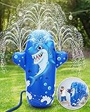 Multifuncional: nuestro aspersor inflable para juegos de agua para niños no solo tiene la función de rociar agua, sino que también tiene la función de vaso. Además de permitirle sentir la diversión de jugar en el agua en verano, también puede permitir que sus hijos practiquen boxeo, brindando diversión ilimitada a su familia.