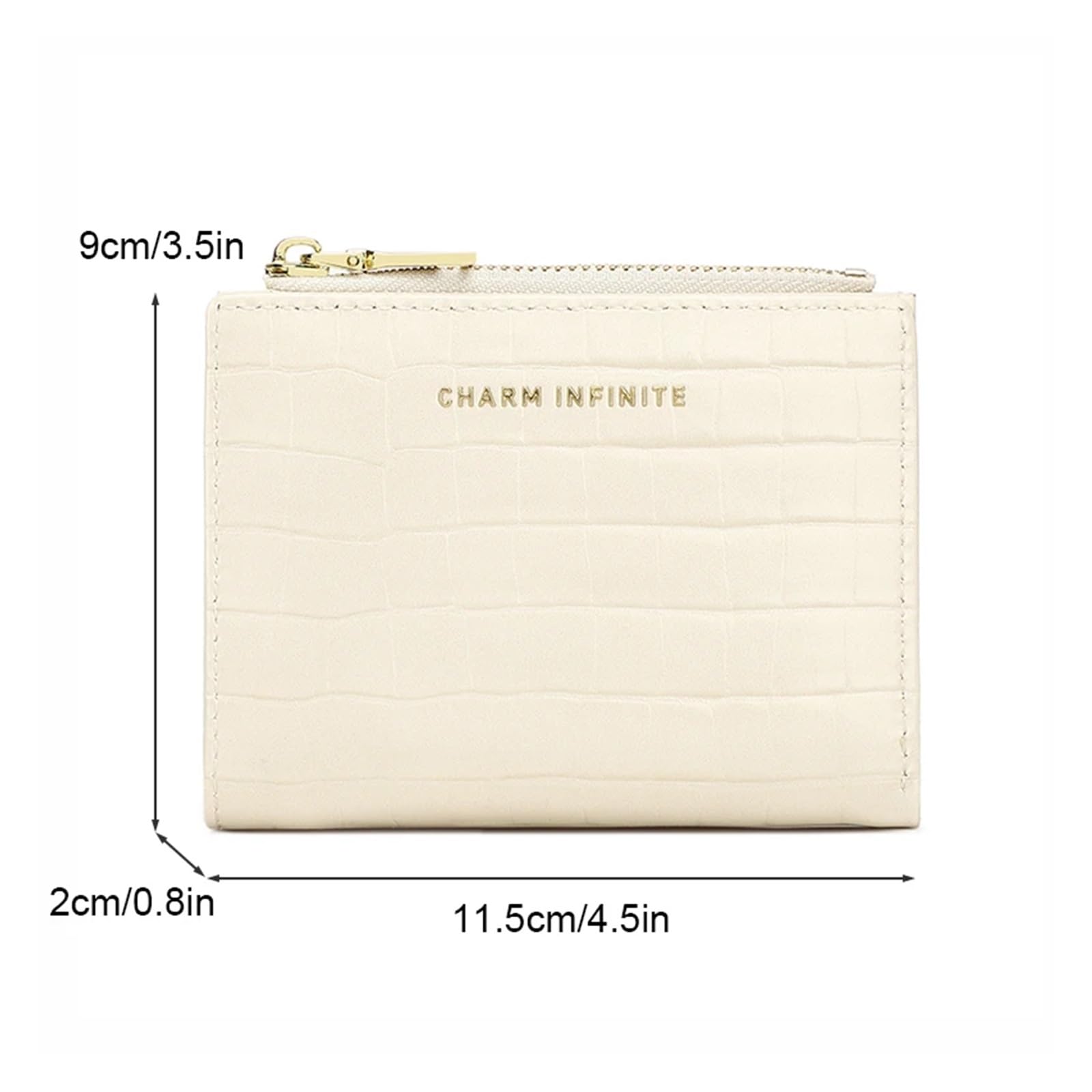 Coin Purse Frauen Kurze Brieftasche krokodil weiche Haut geldbörse Karte Tasche Multi-funktionale stilvolle(Color1)