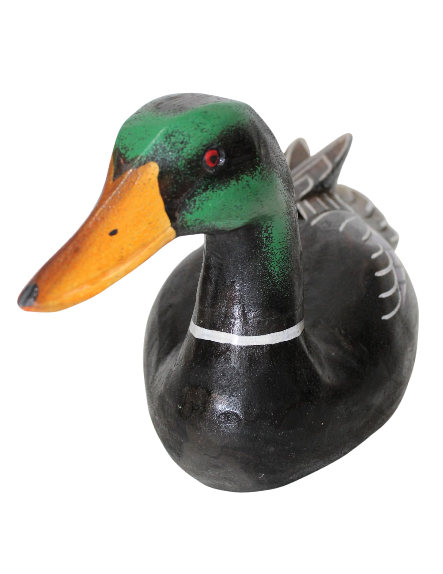 木製アヒル　デコイ　トールペイント Amazon.co.jp: 木製アヒル ミニチュア鳥像 木製アヒル デコイ マガモ