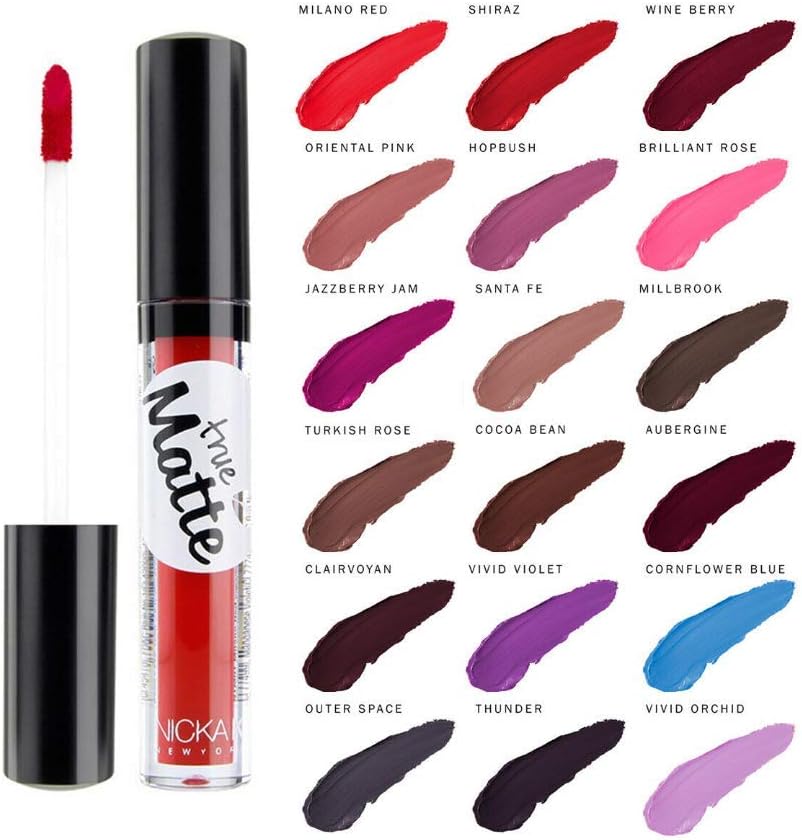 NICKA K Nicka K True Matte Lip Gloss -18 COLORS SET
