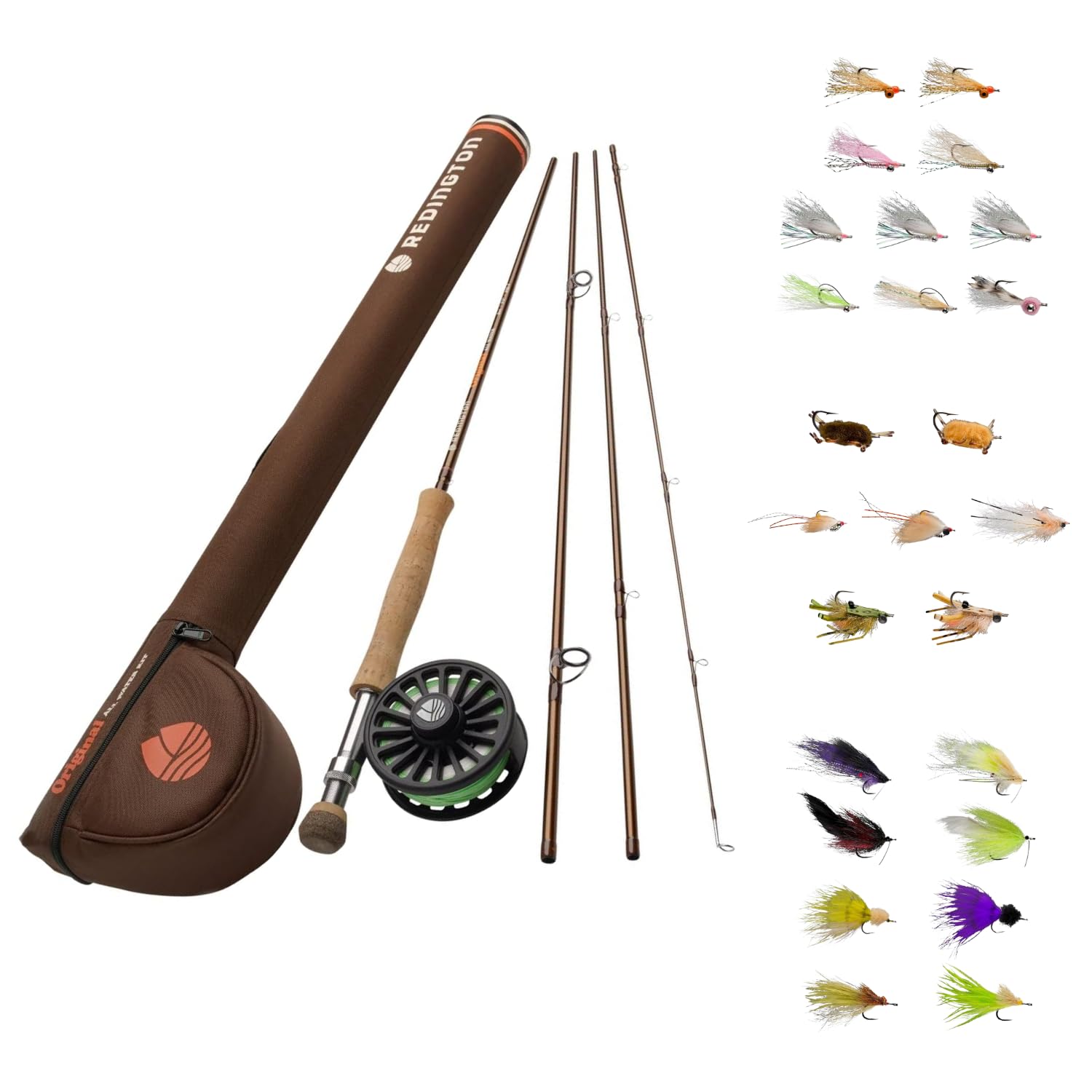 amazon reddinton fly rod reel 9 5 wt Redington All Water Fishing Kit 8WT 9'0