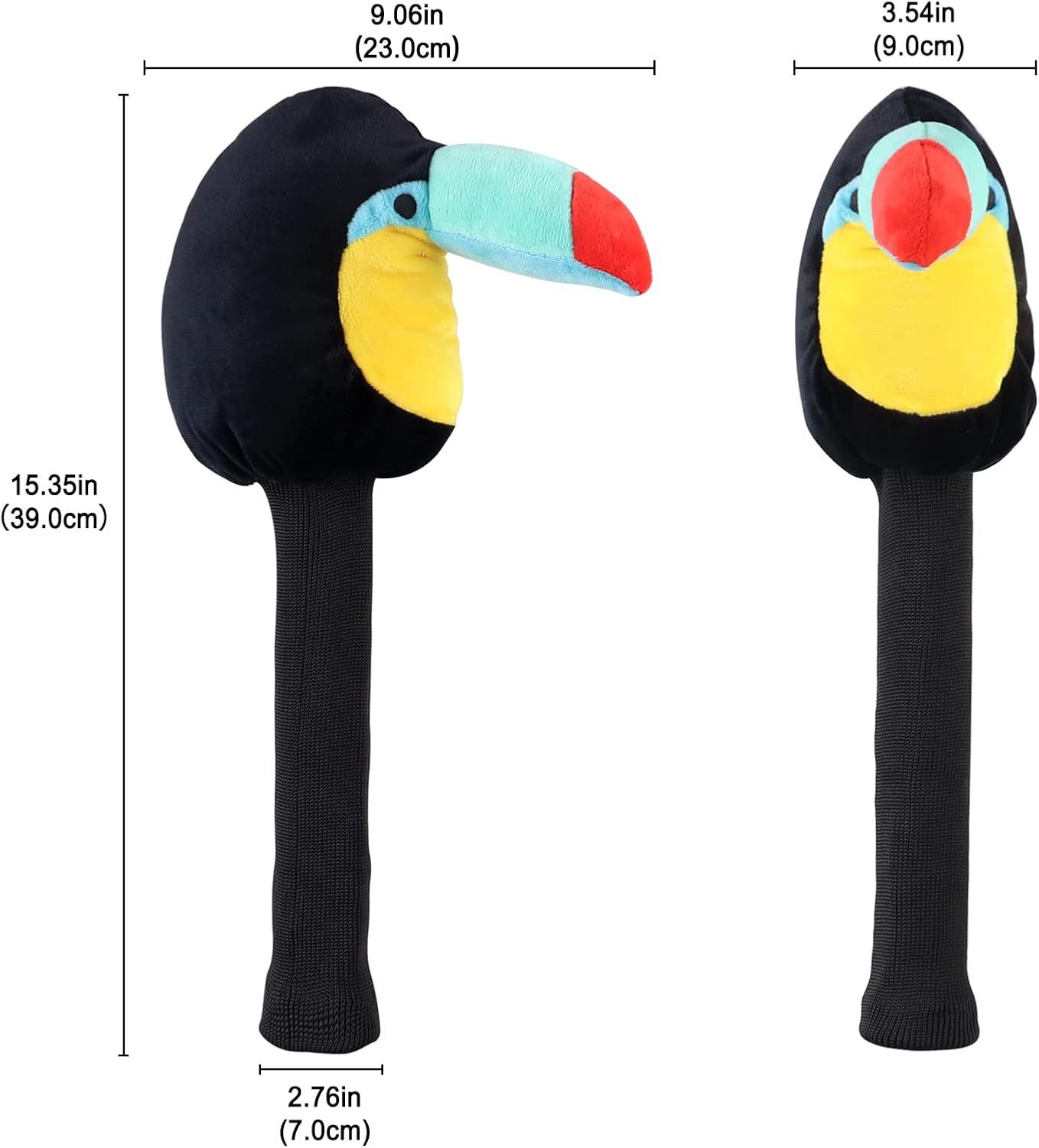 Craftsman Golf Novelty Golf Club Driver Head Covers Hybrids Headcover Animal Fruit Strawberry Gifts for Men and Women