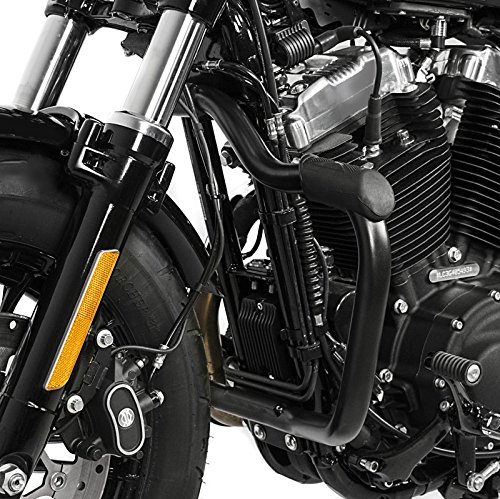 Paramotore compatibile con Harley Davidson Sportster 883 R Roadster (XL 883 R) 04-15 Mustache nero