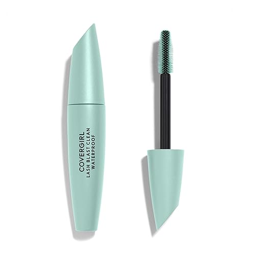 COVERGIRL Lash Blast Clean - Máscara de pestañas impermeable, color negro y marrón