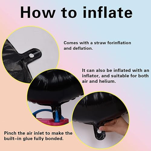 Miniatura 7 de Globo negro-22