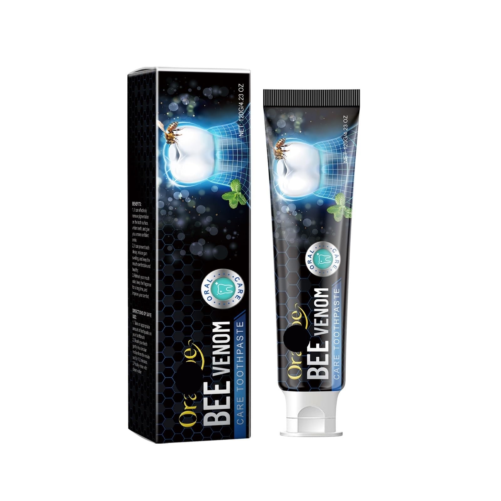Dentifrice blanchissant menthe fini la mauvaise haleine et les taches