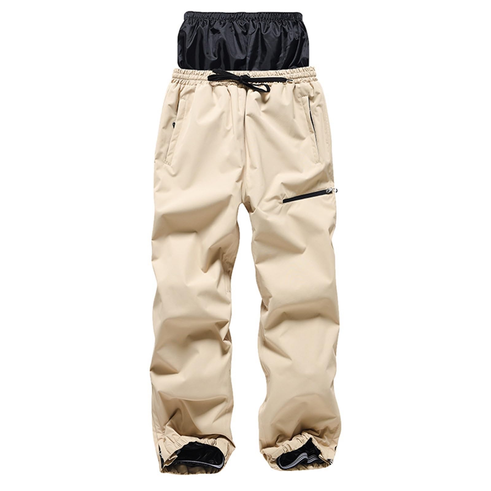 Sunnyuk Tuta da Neve Uomo Pantalone Taglie Forti Elasticizzati Pantaloni Sci Termici Tuta Impermeabile Snowboard Salopette da Neve Montagna Curvy Invernale