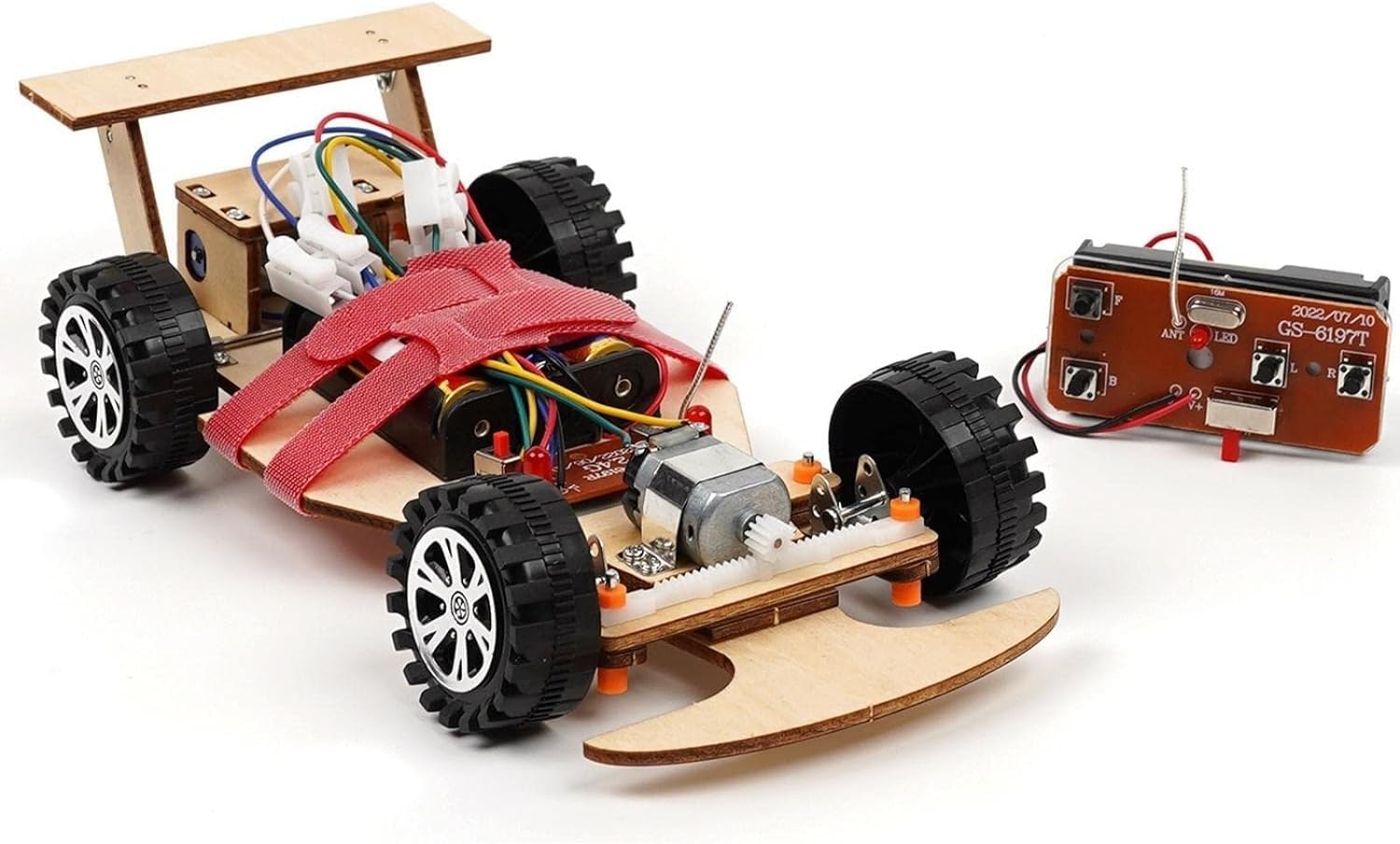 Wooden Wireless Remote Control F1 Racing Car Science Kit to Build (Red), STEM Project for Kids Aged 9 10 11 12 13, Science Building Kit Gift for Boys and Girls (B0D7ZTCJ4D) Amazon Price History, Amazon Price Tracker