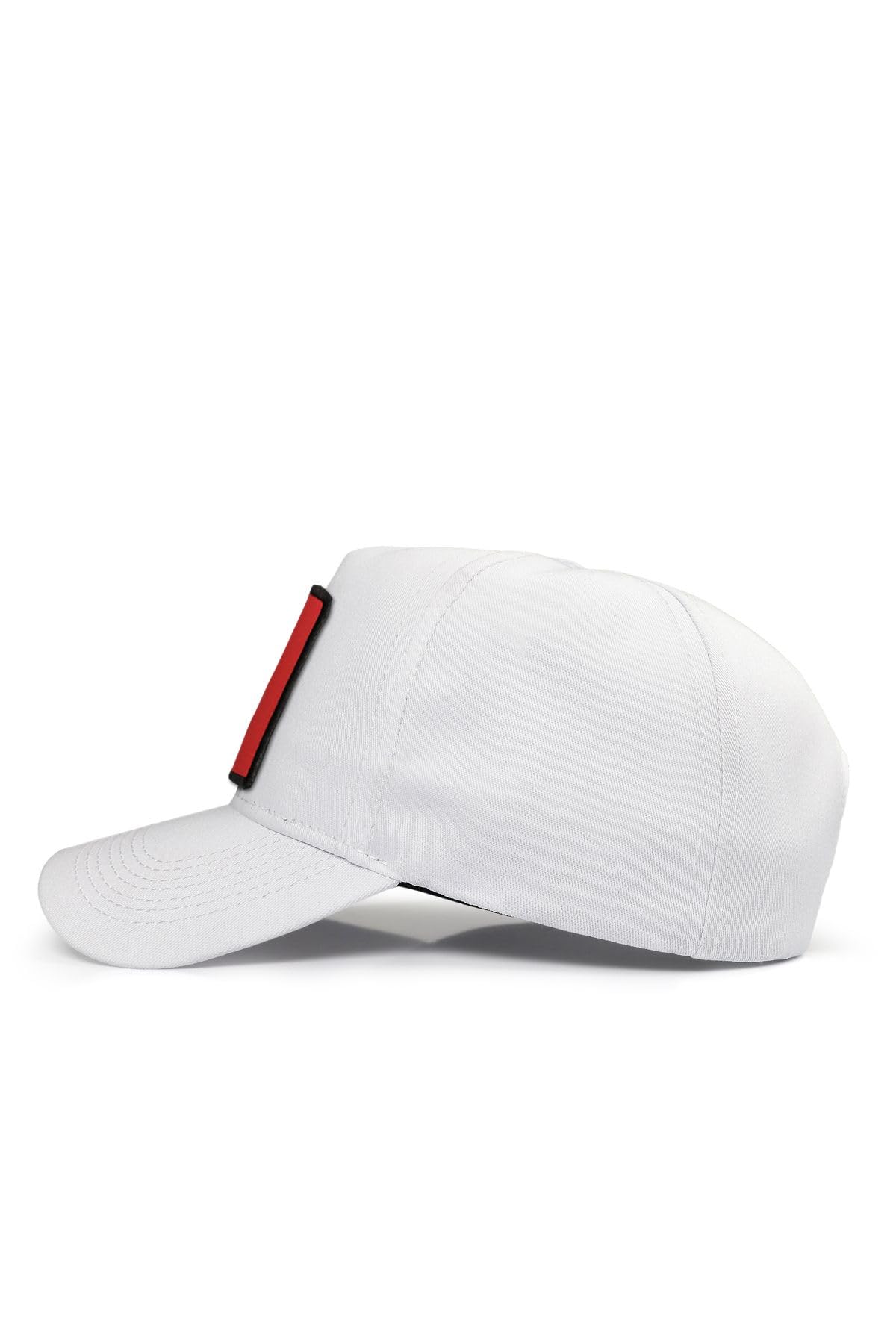 Gorra de Béisbol Premium Blanco con Parche Dedo