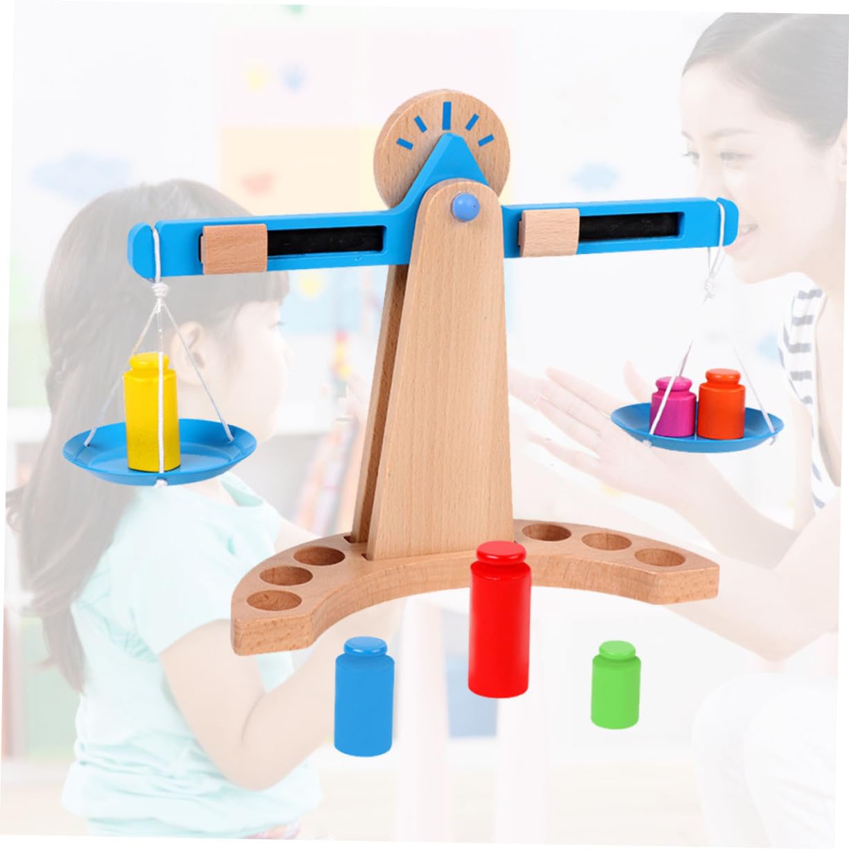 Abaodam de Madera para Juguete Educativo de Equilibrio Desarrollo para Bebés y Preescolares Aprendizaje Divertido y Seguro