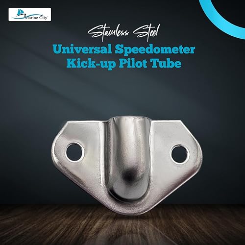Miniatura 2 de MARINE CITY Tubo piloto universal de elevación para barco, 80 MPH, acero inoxidable, protección de travesaño, fácil reemplazo (solo piezas de