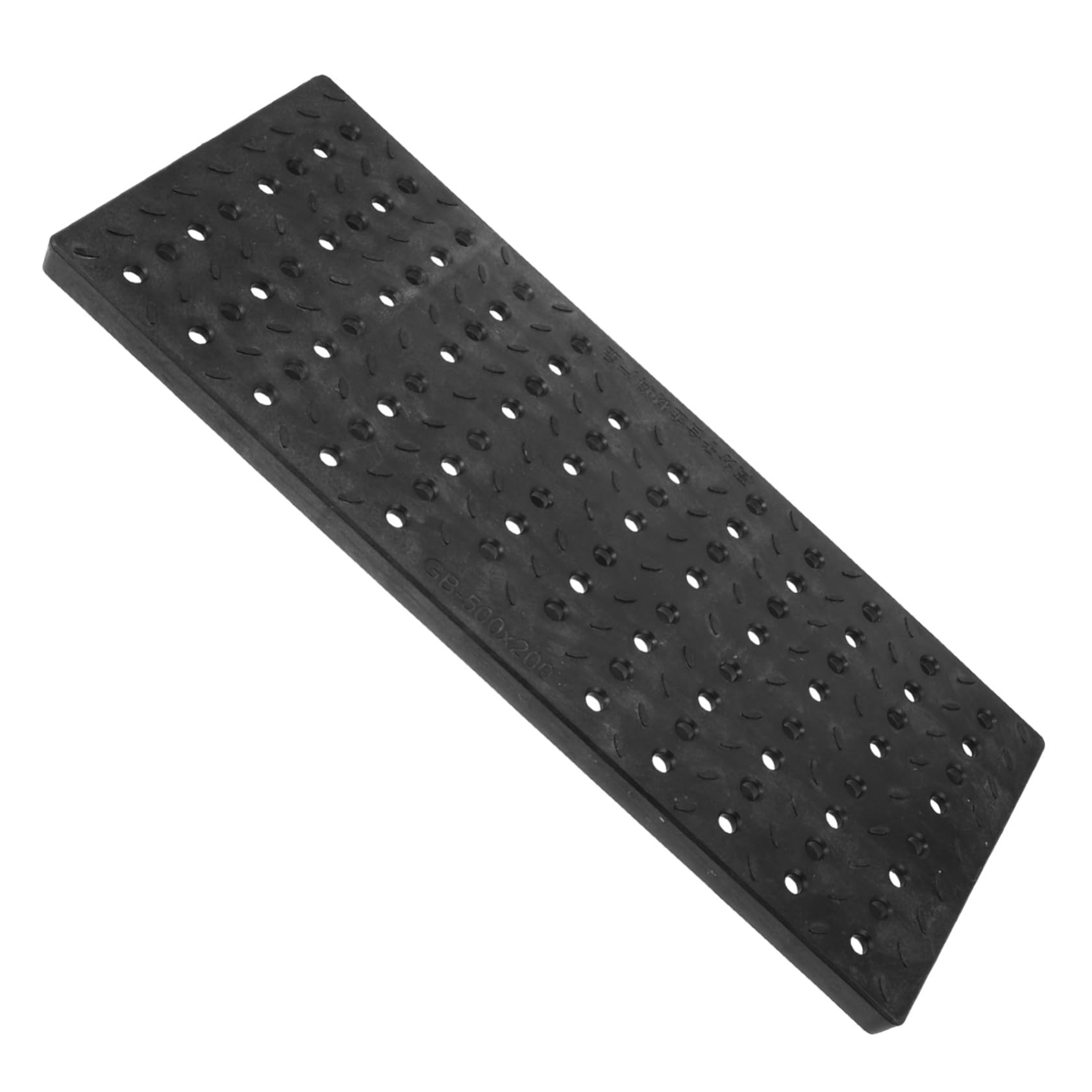 Solidna osłona odpływowa na zewnątrz, 200 x 500 x 20 mm, wymienny ruszt z okrągłymi otworami, siatka chroniąca rynnę do kuchni i przydrożnych płynów odpływowych