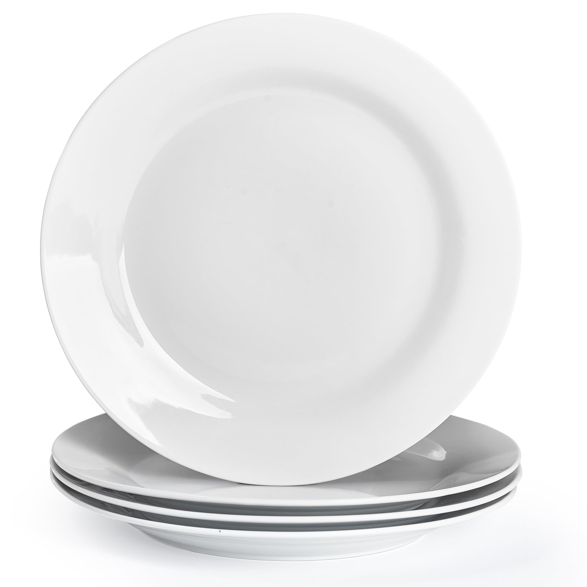 fMBB 10.5 Inch White Ceramic Plates