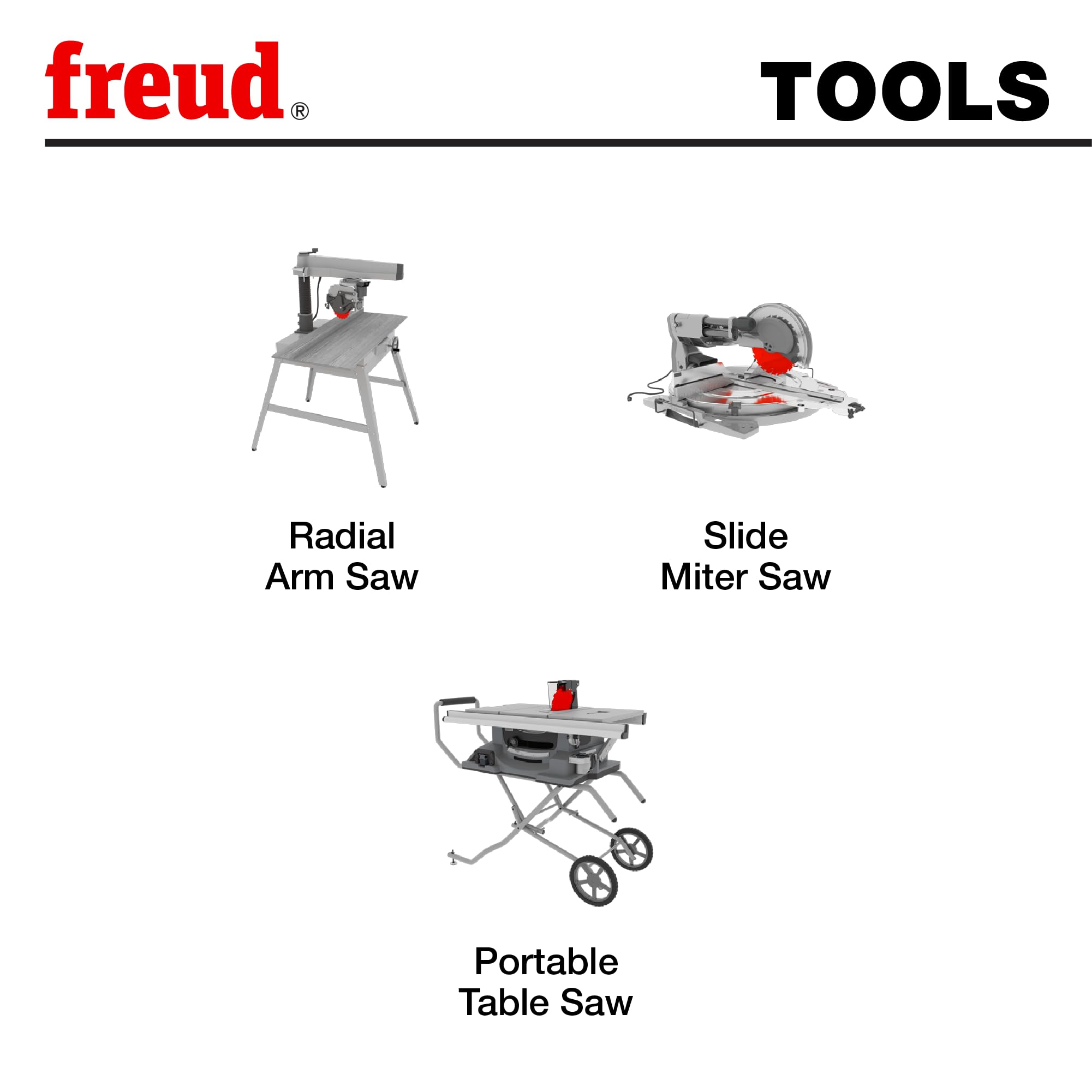 Freud LU91 M008 8 – 1/5,1 cm 48-tooth industriale Sliding Compound troncatrice lama, LU91M008