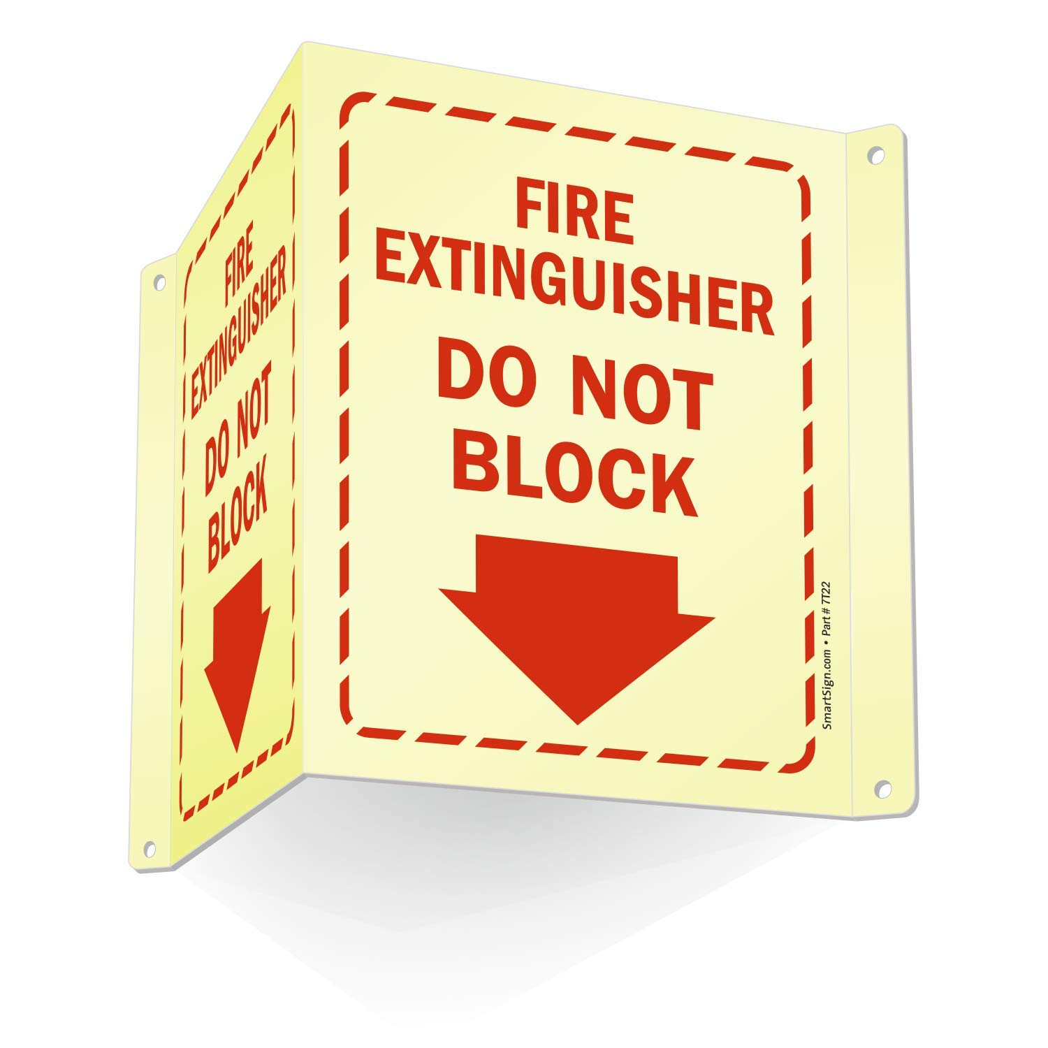 Amazon.com: Smartsign “Fire Extinguisher - Do Not Block
