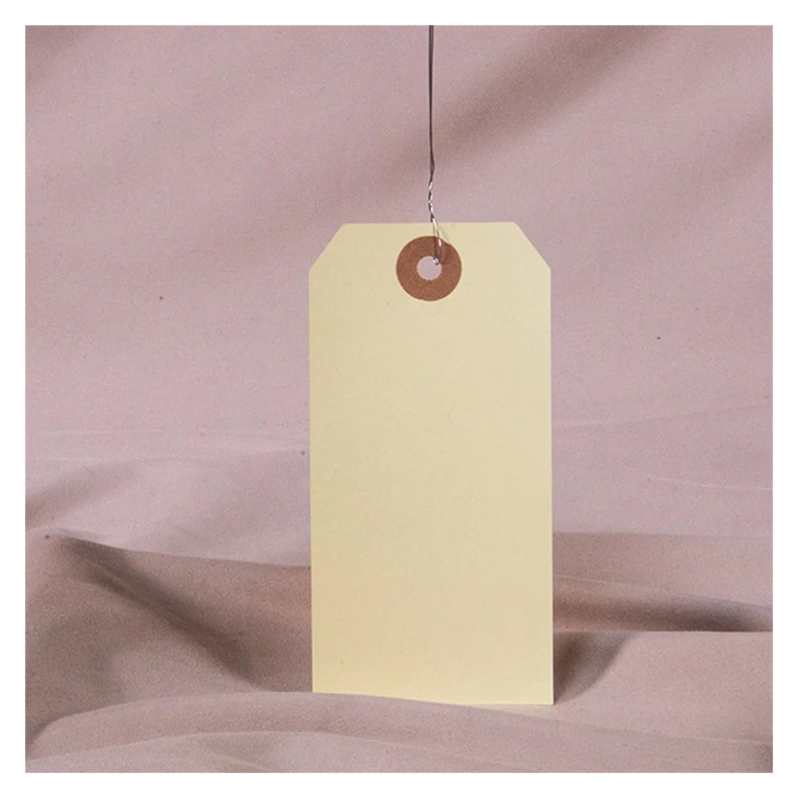 Etichette per prezzi con cordino, 200 pezzi, con filo di ferro, per spedizione, imballaggio, archiviazione, prodotti con filo vuoto, per etichette di marcatura merce