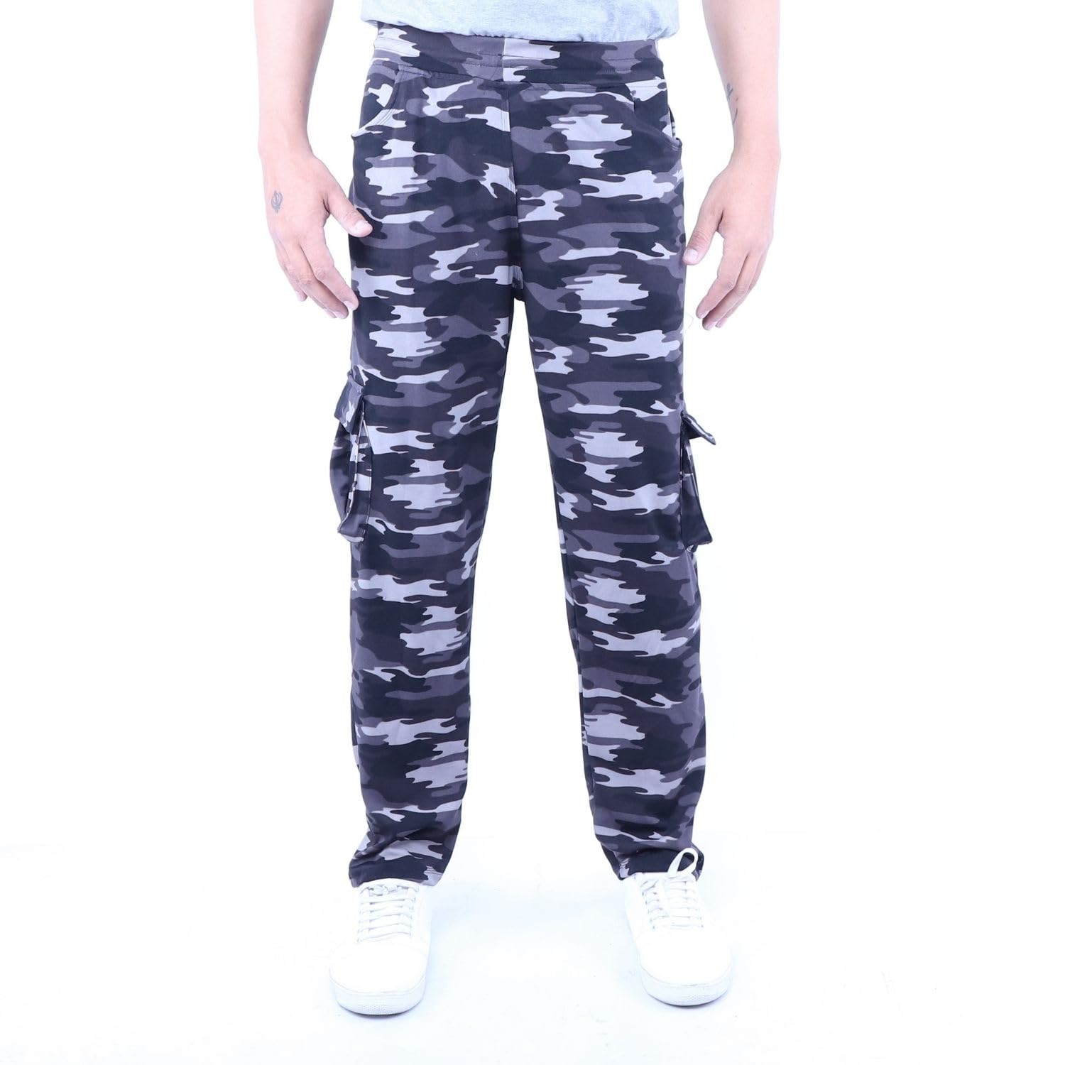 avishiti 6 Pocket Stretchable Camouflage Lower Military Dry-Fit Men Trackpant Jogger Sports Gym Pant Multicolor-picture-43