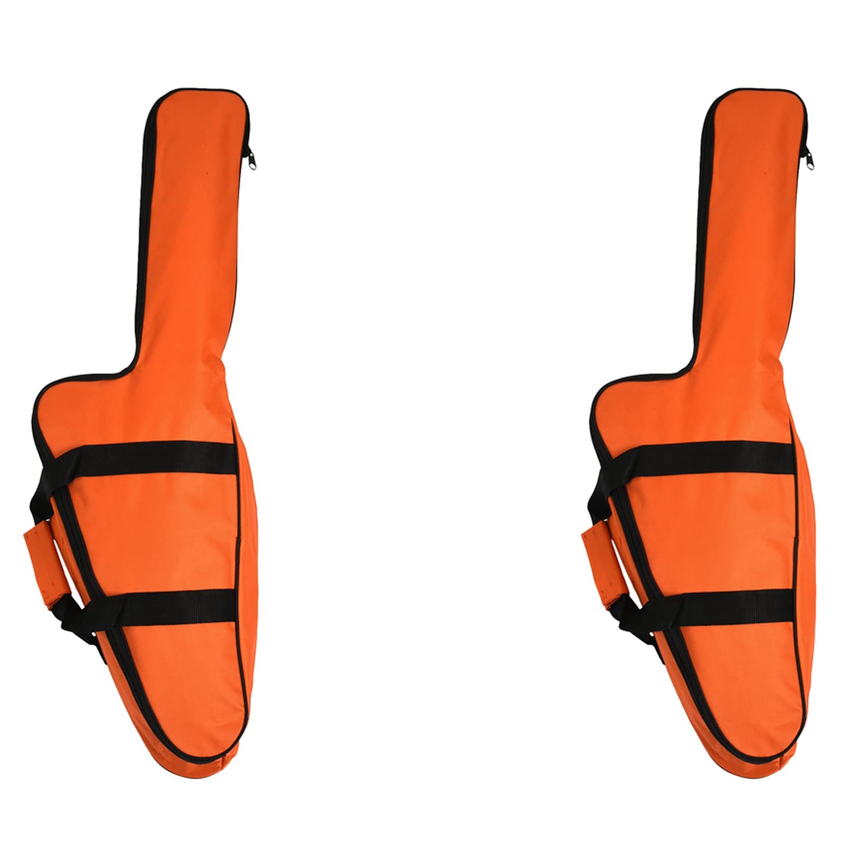 Jnchdghwa Orange 2X Chainsaw Chain Saw Carry Bag Case Protective Holdall Box For 12Inch/14Inch/16Inch Saw