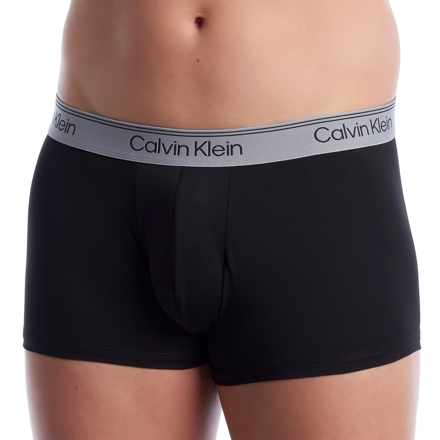 Calvin Klein Confezione da 3 Boxers Pantaloni Elasticizzati in Microfibra a Vita Bassa NB4409 da Uomo