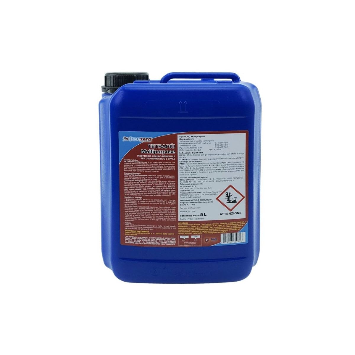 Tetrapiù multipurpose tanica lt. 5, Insetti