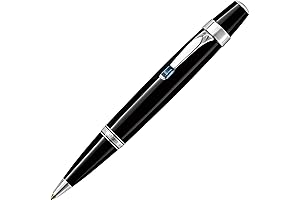 Montblanc Boheme Black with Blue Stone Ballpoint Pen : Timeless Refinement for Writing Enthusiasts