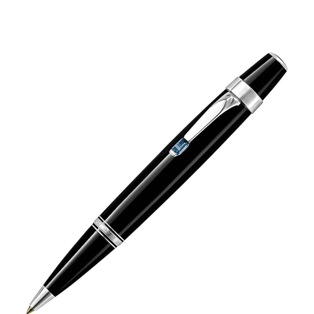 モンブラン ボールペン ボエム プラチナ色 ブルー 5795 Amazon | Montblanc ボエム ブラック ブルーストーン ボールペン