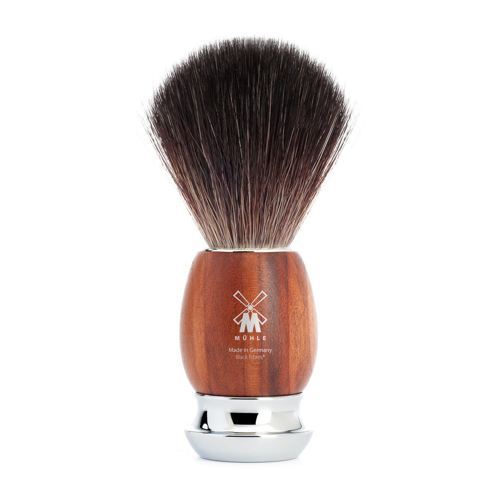 ="Brocha de Afeitar Mühle Fibra "Tejón Negro" Serie Vivo" Ciruelo"